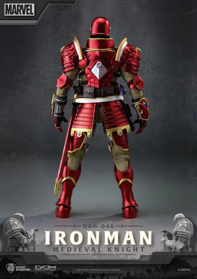 Dynamic Action Heroes #046 "Marvel Comics" Iron Man (Medieval Knight)ㅤ – Beast Kingdom – ActionFigureBrasil — close