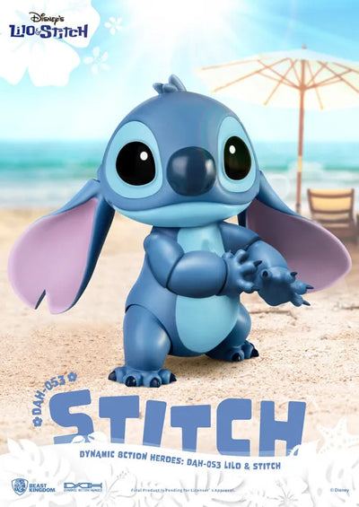 Dynamic Action Heroes #053 "Lilo & Stitch" Stitchㅤ – Beast Kingdom – ActionFigureBrasil — embalagem