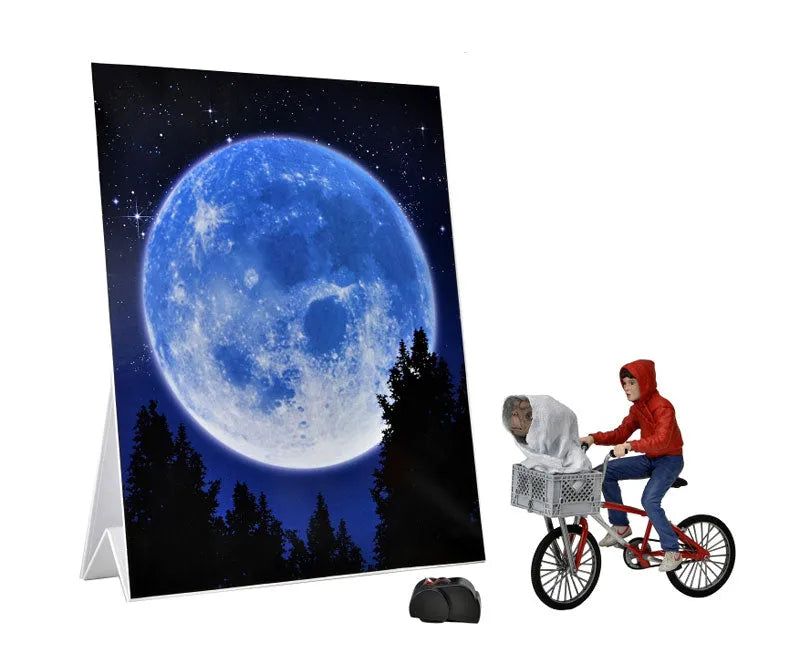 E.T. / E.T. & Elliott 40th Anniversary Display Figureㅤ – Neca – ActionFigure Brasil