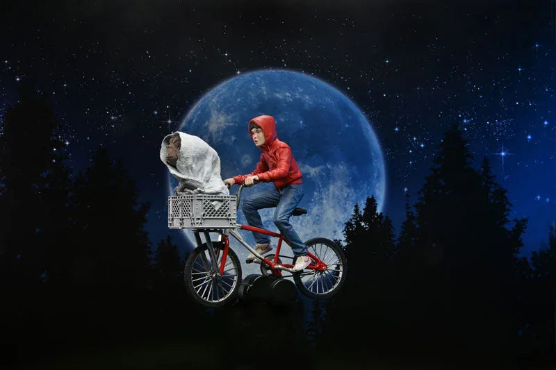 E.T. / E.T. & Elliott 40th Anniversary Display Figureㅤ – Neca – ActionFigure Brasil