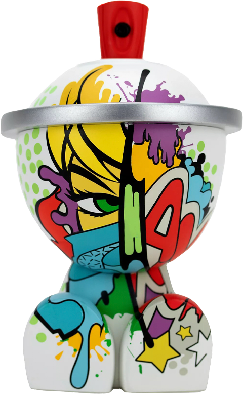 East Coast Legends - Crash One (Color) 5oz Canbot - LIMITED EDITION: 100 – Clutter Studios – ActionFigure Brasil