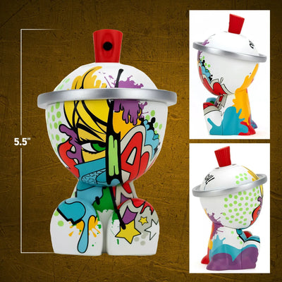 East Coast Legends - Crash One (Color) 5oz Canbot - LIMITED EDITION: 100 – Clutter Studios – ActionFigure Brasil — ângulo diferente