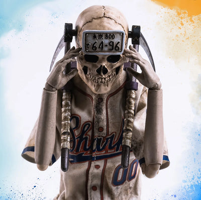 Ebisu (Peace Sharks Mascot Version) – Threezero – ActionFigure Brasil — com base expositora