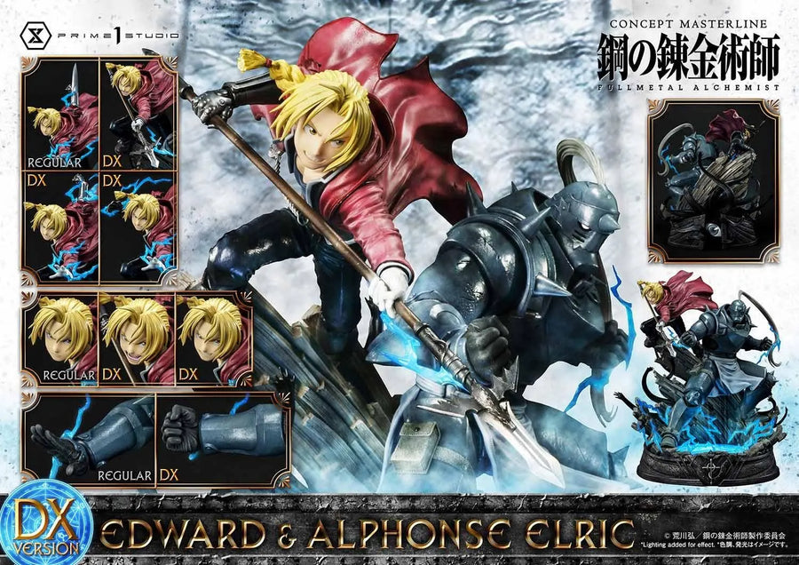Edward & Alphonse Elric (Deluxe Version) Fullmetal Alchemist – Prime1Studio – ActionFigure Brasil