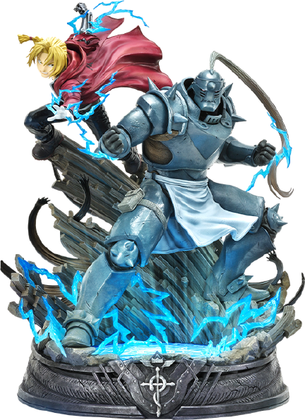 Edward and Alphonse Elric (Deluxe Version) - LIMITED EDITION: 500 (Deluxe Version) – Prime 1 Studio – ActionFigure Brasil