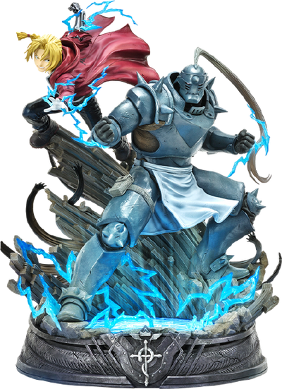 Edward and Alphonse Elric (Deluxe Version) - LIMITED EDITION: 500 (Deluxe Version) – Prime 1 Studio – ActionFigure Brasil — detalhe do produto