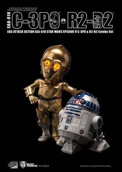 Egg Attack Action #012 "Star Wars Episode V: The Empire Strikes Back" C-3PO & R2-D2ㅤ – Beast Kingdom – ActionFigure Brasil — detalhe do produto