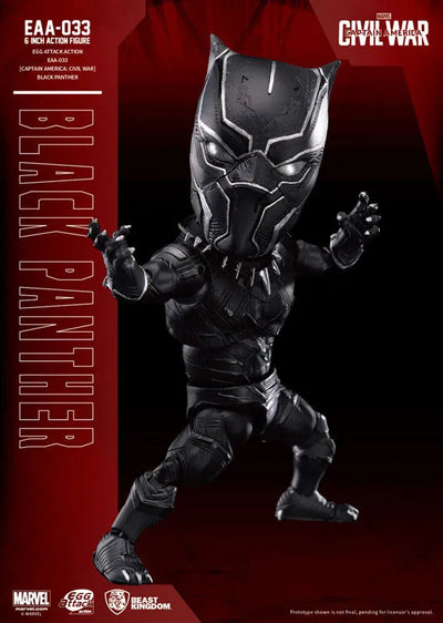 Egg Attack Action #015 "Captain America: Civil War" Black Pantherㅤ – Beast Kingdom – ActionFigure Brasil