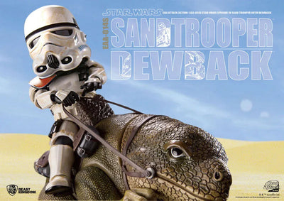 Egg Attack Action #022 "Star Wars Episode IV: A New Hope" Dewback & Sandtrooperㅤ – Beast Kingdom – ActionFigure Brasil
