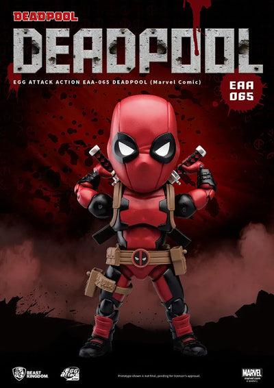 Egg Attack Action #043 "Marvel Comics" Deadpoolㅤ – Beast Kingdom – ActionFigure Brasil — embalagem