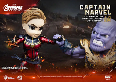 Egg Attack Action #068 "Avengers: Endgame" Captain Marvelㅤ – Beast Kingdom – ActionFigureBrasil — com base expositora