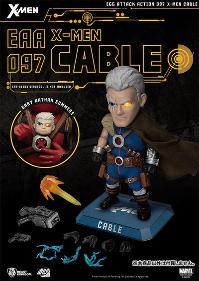 Egg Attack Action #075 "Marvel Comics" Cableㅤ – Beast Kingdom – ActionFigureBrasil — ângulo diferente