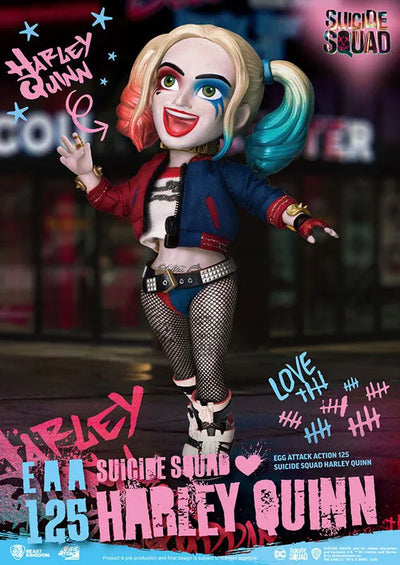 Egg Attack Action #077 "Suicide Squad" Harley Quinnㅤ – Beast Kingdom – ActionFigure Brasil — detalhe do produto