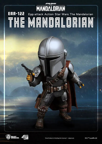 Egg Attack Action #078 "Mandalorian" Mandalorianㅤ – Beast Kingdom – ActionFigure Brasil — com base expositora