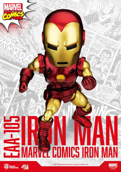 Egg Attack Action #086 "Marvel Comics" Iron Man (Classic)ㅤ – Beast Kingdom – ActionFigure Brasil