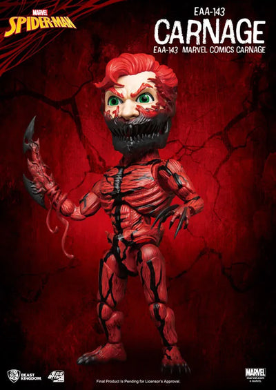 Egg Attack Action #088 "Marvel Comics" Carnageㅤ – Beast Kingdom – ActionFigure Brasil — iluminação de estúdio