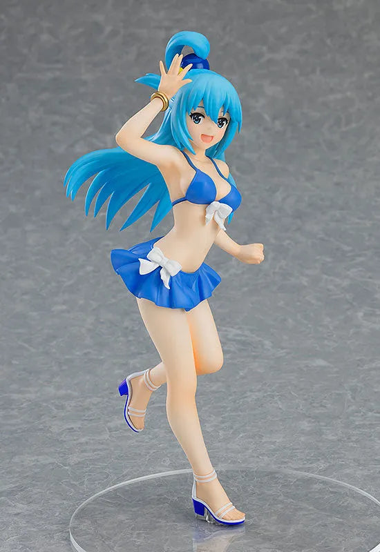 Eiga Kono Subarashii Sekai ni Shukufuku wo! Kurenai Densetsu - Aqua - Pop Up Parade - Swimsuit Ver. (Max Factory)ㅤ – Max Factory – ActionFigureBrasil