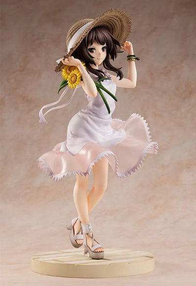 Eiga Kono Subarashii Sekai ni Shukufuku wo! Kurenai Densetsu - Megumin - KD Colle - 1/7 - Sunflower One-Piece Dress Ver. (Kadokawa)ㅤ – Kadokawa – ActionFigureBrasil — ângulo diferente