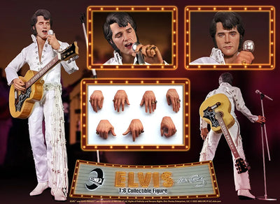 Elvis Presley (Vegas Edition) – Iconiq Studios – ActionFigure Brasil — com base expositora
