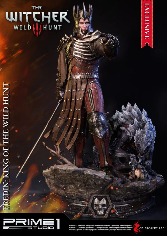 Eredin: King of the Wild Hunt (Exclusive Version) The Witcher 3: Wild Hunt – Prime1Studio – ActionFigure Brasil