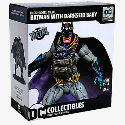 ESTÁTUA DC COLLECTIBLES BATMAN DARK NIGHTS: METAL - BATMAN AND DARKSEID BABY