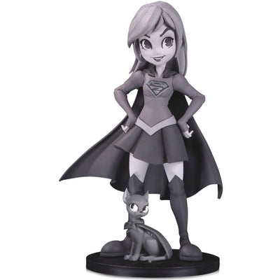 ESTÁTUA DC COLLECTIBLES DC ARTISTS ALLEY - SUPERGIRL BY CHRISSIE ZULLO BLACK AND WHITE VARIANT 35948
