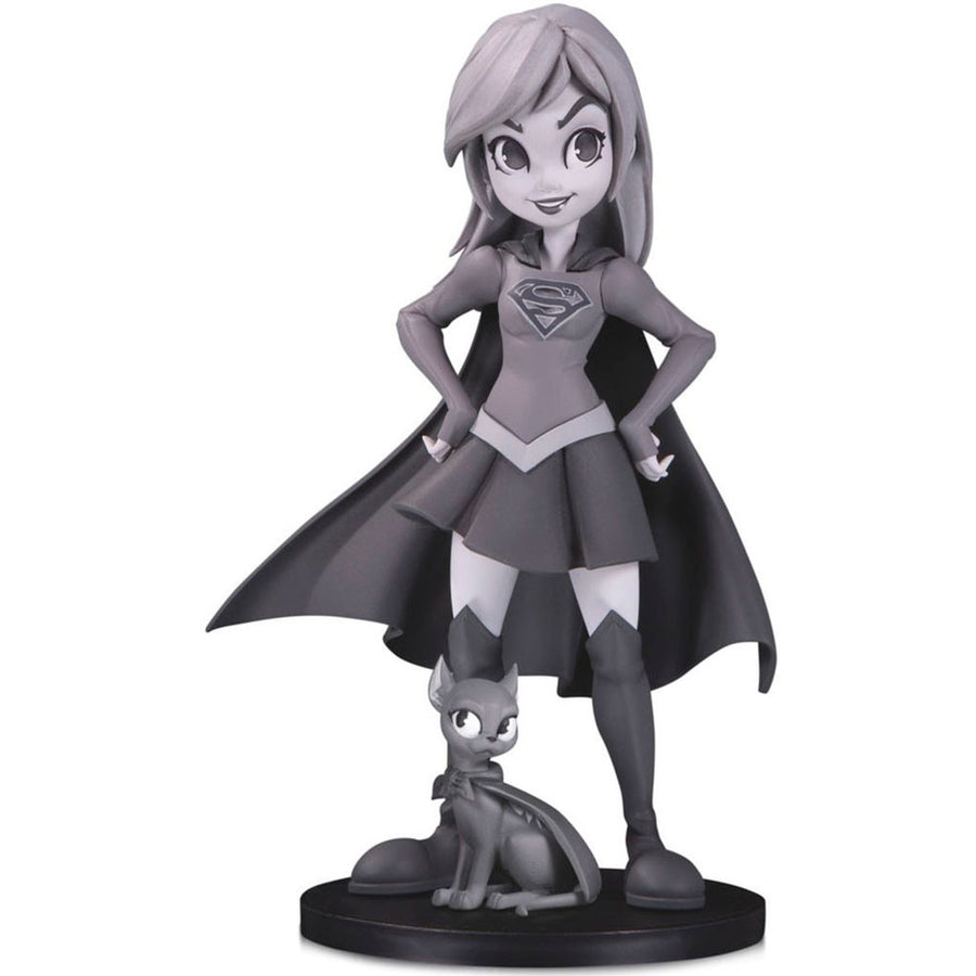 ESTÁTUA DC COLLECTIBLES DC ARTISTS ALLEY - SUPERGIRL BY CHRISSIE ZULLO BLACK AND WHITE VARIANT 35948