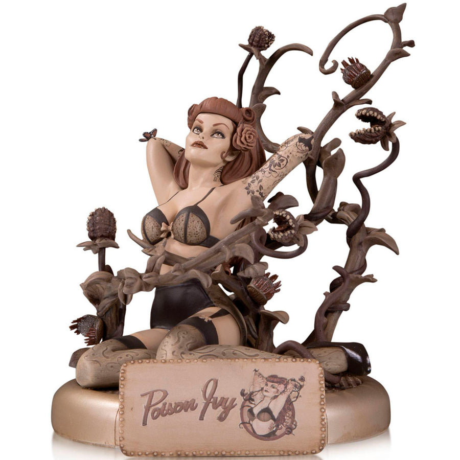 ESTÁTUA DC COLLECTIBLES DC BOMBSHELLS - POISON IVY SEPIA TONE VARIANT 35993