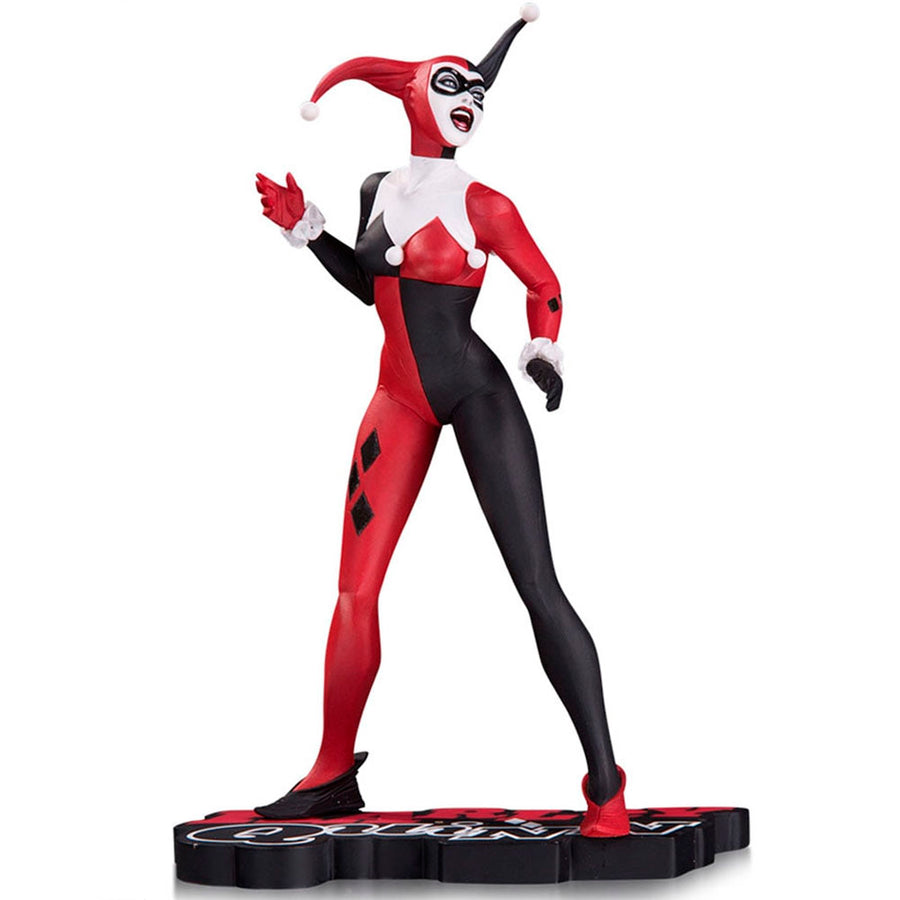 ESTÁTUA DC COLLECTIBLES HARLEY QUINN RED, WHITE AND BLACK - BY JAE LEE 35010