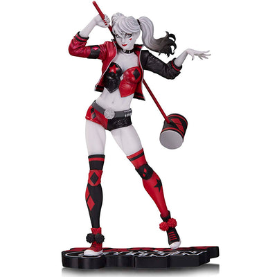 ESTÁTUA DC COLLECTIBLES HARLEY QUINN RED, WHITE AND BLACK - BY PHILIP TAN 35516