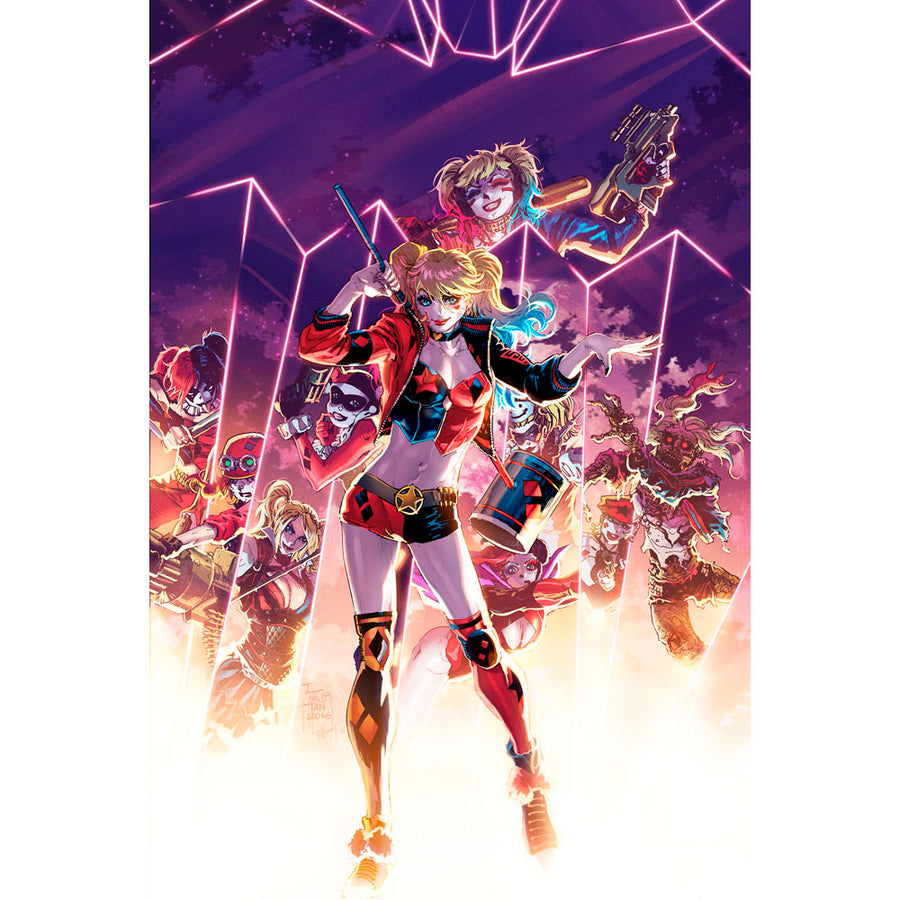 ESTÁTUA DC COLLECTIBLES HARLEY QUINN RED, WHITE AND BLACK - BY PHILIP TAN 35516