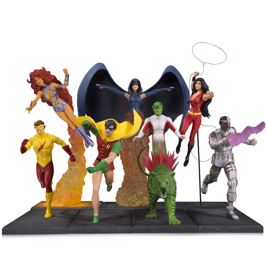ESTÁTUA DC COLLECTIBLES MULTI-PART THE NEW TEEN TITANS - KID FLASH 35430