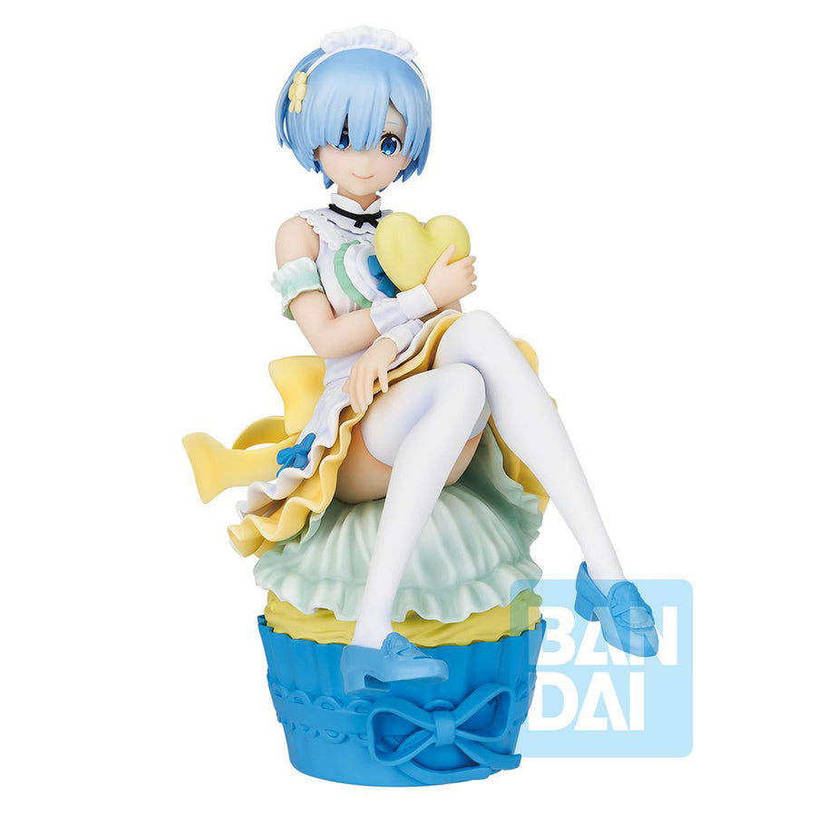 ESTÁTUA BANDAI SPIRITS ICHIBANSHO RE:ZERO - STARTING LIFE IN ANOTHER WORLD - REM (SWEET HAPPY LIFE) 63652