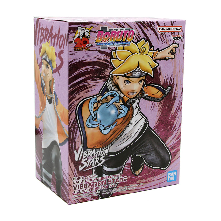 ESTÁTUA BANPRESTO BORUTO: NARUTO NEXT GENERATIONS VIBRATION STARS - BORUTO UZUMAKI (19439)