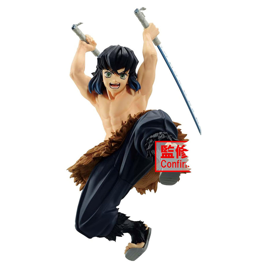 ESTÁTUA BANPRESTO DEMON SLAYER: KIMETSU NO YAIBA VIBRATION STARS - HASHIBIRA INOSUKE (9550)