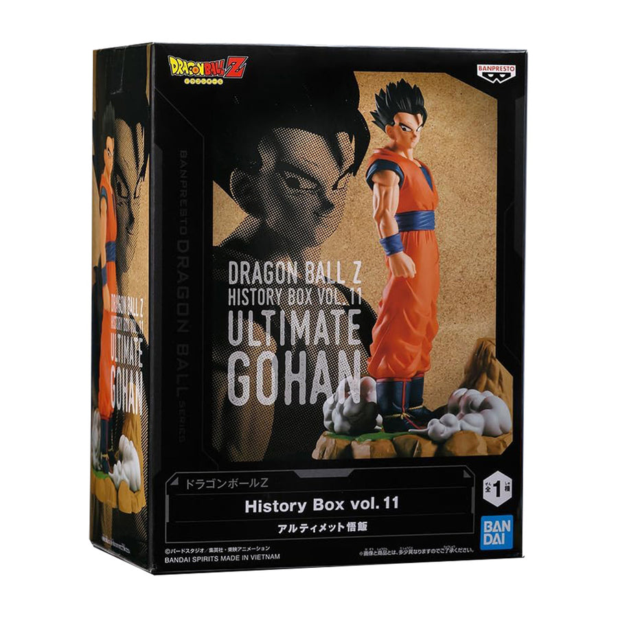ESTÁTUA BANPRESTO DRAGON BALL Z HISTORY BOX VOL.11 - ULTIMATE GOHAN (91072)