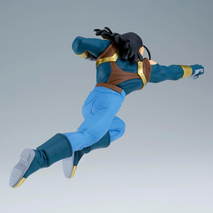 ESTÁTUA BANPRESTO DRAGON BALL Z MATCH MAKERS (SUPER 17 VS SUPER SAIYAN SON GOKU) - SUPER 17 (89643)