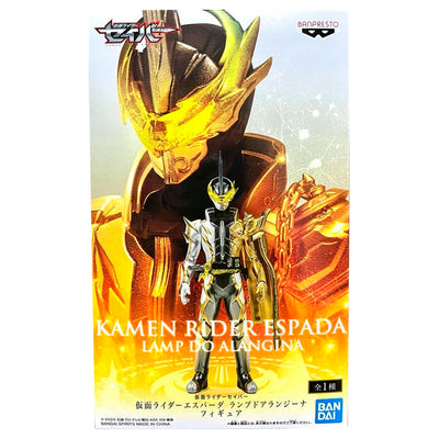 ESTÁTUA BANPRESTO KAMEN RIDER SABER - KAMEN RIDER ESPADA LAMP DO ALANGINA