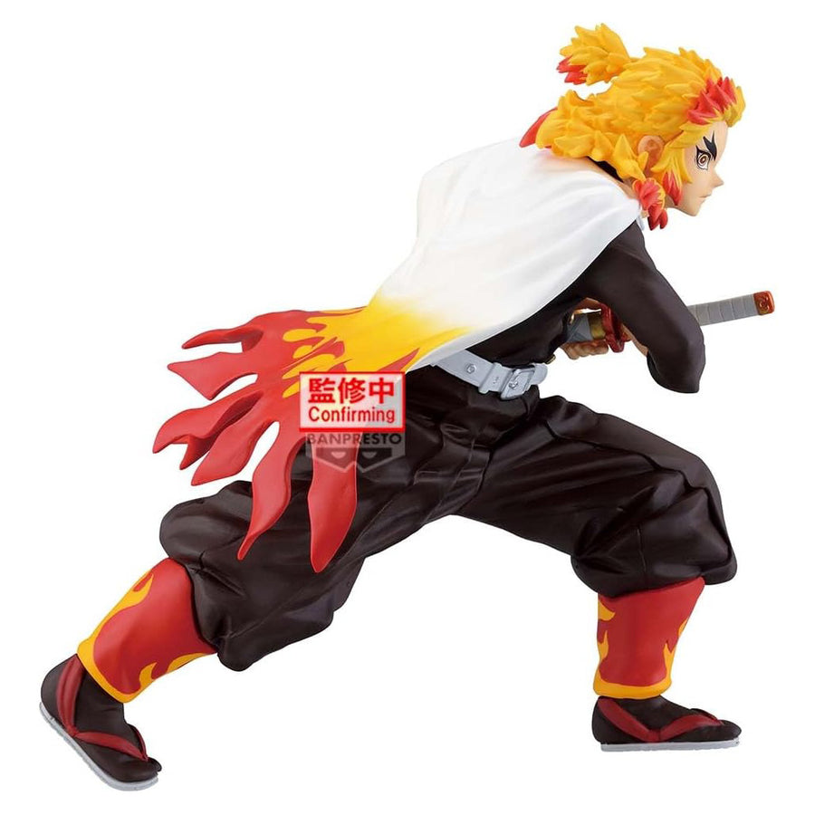 ESTÁTUA BANPRESTO MAXIMATIC DEMON SLAYER: KIMETSU NO YAIBA - KYOJURO RENGOKU (1933)