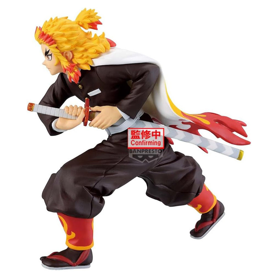 ESTÁTUA BANPRESTO MAXIMATIC DEMON SLAYER: KIMETSU NO YAIBA - KYOJURO RENGOKU (1933)