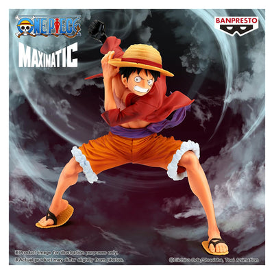 ESTÁTUA BANPRESTO MAXIMATIC ONE PIECE - MONKEY D. LUFFY A.VERSION (208)