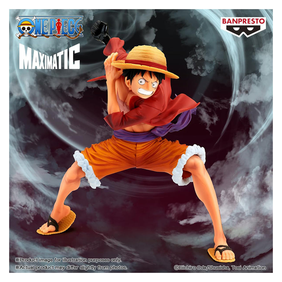 ESTÁTUA BANPRESTO MAXIMATIC ONE PIECE - MONKEY D. LUFFY A.VERSION (208)