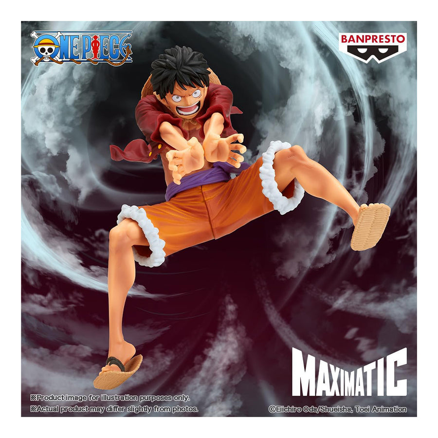 ESTÁTUA BANPRESTO MAXIMATIC ONE PIECE - MONKEY D. LUFFY B.VERSION (209)