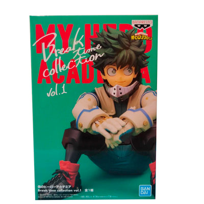 ESTÁTUA BANPRESTO MY HERO ACADEMIA BREAK TIME COLLECTION VOL.1 - IZUKU MIDORIYA