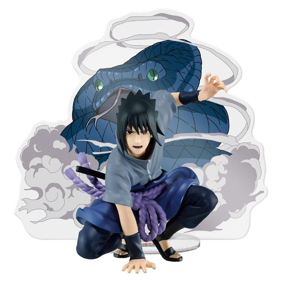 ESTÁTUA BANPRESTO NARUTO SHIPPUDEN PANEL SPECTACLE SPECIAL - UCHIHA SASUKE (ESCURO)