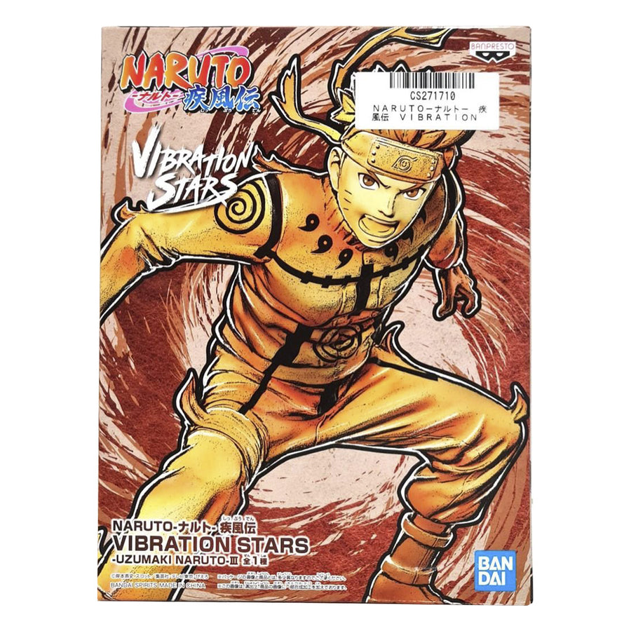 ESTÁTUA BANPRESTO NARUTO SHIPPUDEN VIBRATION STARS - NARUTO III