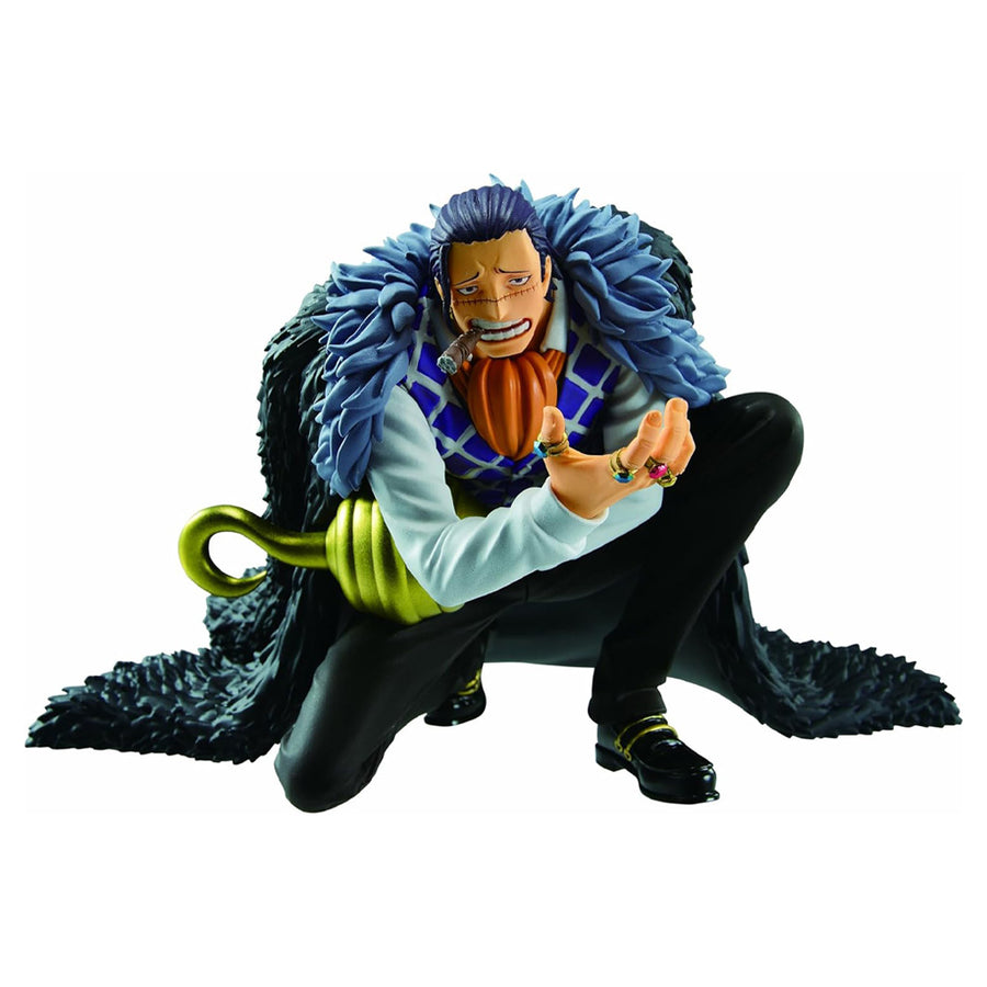 ESTÁTUA BANPRESTO ONE PIECE BATTLE RECORD COLLECTION - CROCODILE (93014)