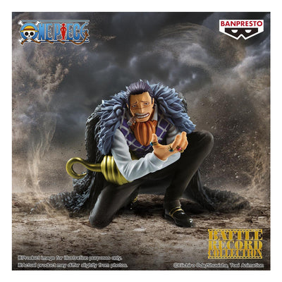 ESTÁTUA BANPRESTO ONE PIECE BATTLE RECORD COLLECTION - CROCODILE (93014)
