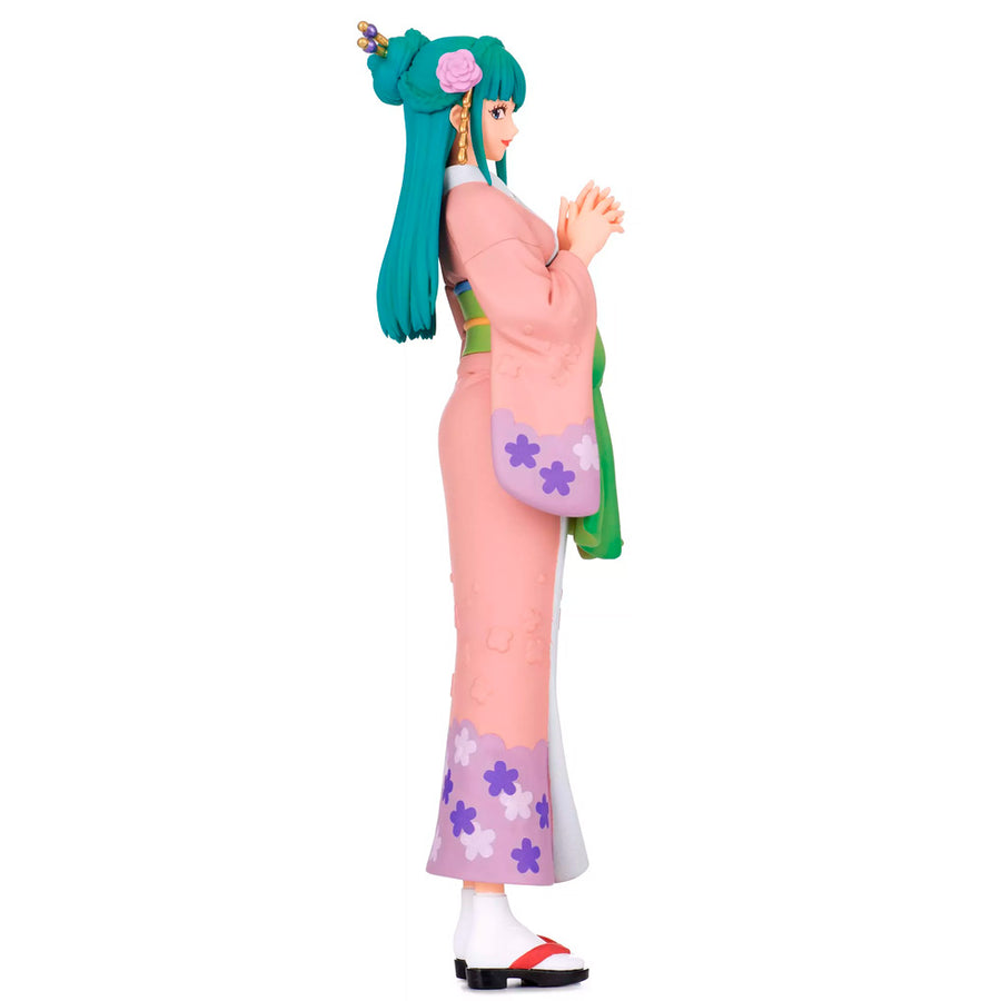ESTÁTUA BANPRESTO ONE PIECE DXF THE GRANDLINE LADY WANOKUNI VOL.4 - KOZUKI HIYORI