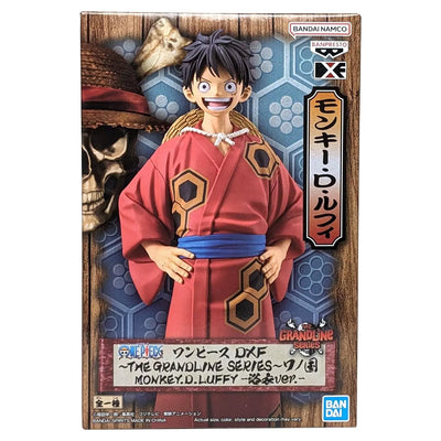 ESTATUA BANPRESTO ONE PIECE DXF THE GRANDLINE MEN: WANOKUNI - MONKEY D. LUFFY (YUKATA VER.) 88902